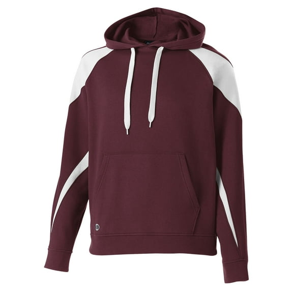 Holloway Sportswear 2XL Prospect Hoodie Maroon/White 229546
