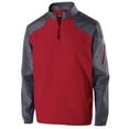 thumbnail image 1 of Holloway Sportswear 2XL Raider Pullover Carbon Print/Scarlet 229155, 1 of 4