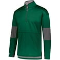 thumbnail image 1 of Holloway Sportswear 2XL Sof-Stretch Pullover Forest/Carbon 229538, 1 of 4