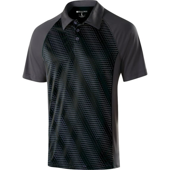 Holloway Sportswear 2XL Torpedo Polo Black/Carbon 222531