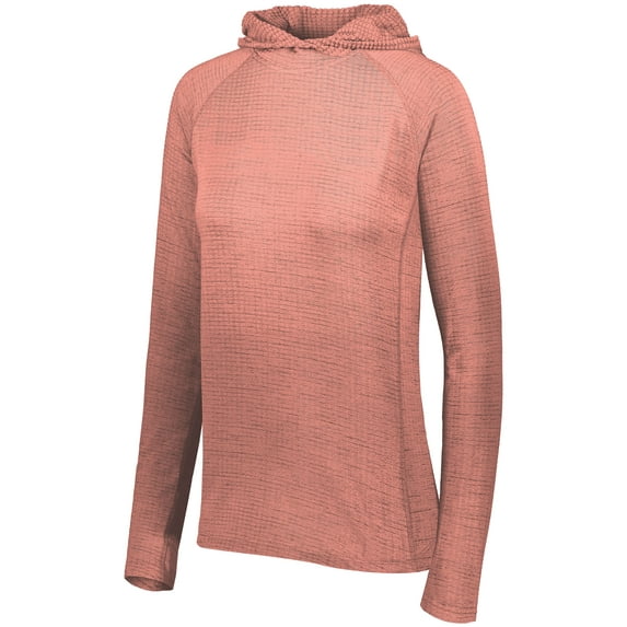 Holloway Sportswear 2XL Womens 3D Regulate Lightweight Pullover Coral Heather 222753