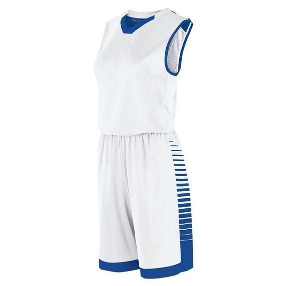 Holloway Sportswear 2XL Womens ARC SHORT White/Royal 224371