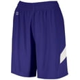 thumbnail image 1 of Holloway Sportswear 2XL Womens Dual-Side Single Ply Shorts Purple/White 224379, 1 of 6