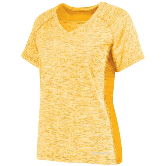 Holloway Sportswear 2XL Womens Electrify Coolcore® Tee Gold Heather 222771