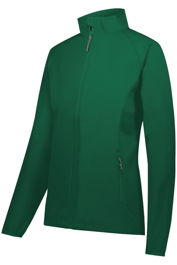 Sportswear 2XL Womens Featherlight Soft Shell Jacket Dark Green 229721