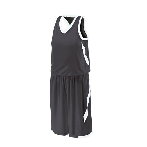 Holloway Sportswear 2XL Womens LATERAL JERSEY Graphite/White 224366