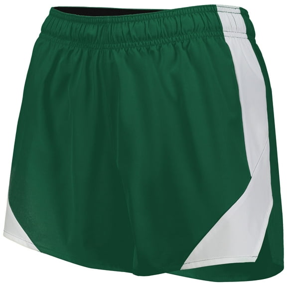 Holloway Sportswear 2XL Womens Olympus Shorts Dark Green/White 229389