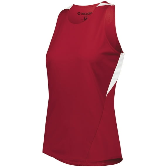 Holloway Sportswear 2XL Womens PR Max Track Jersey Scarlet/White 221335