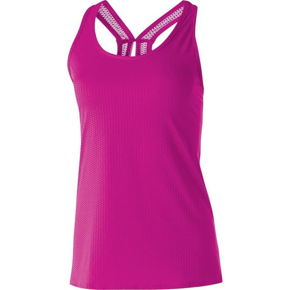 Holloway Sportswear 2XL Womens Precision Tank Power Pink 229367