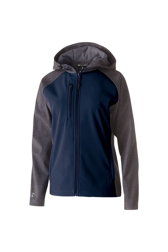 Sportswear 2XL Womens Raider Softshell Jacket Carbon Print/Navy 229357