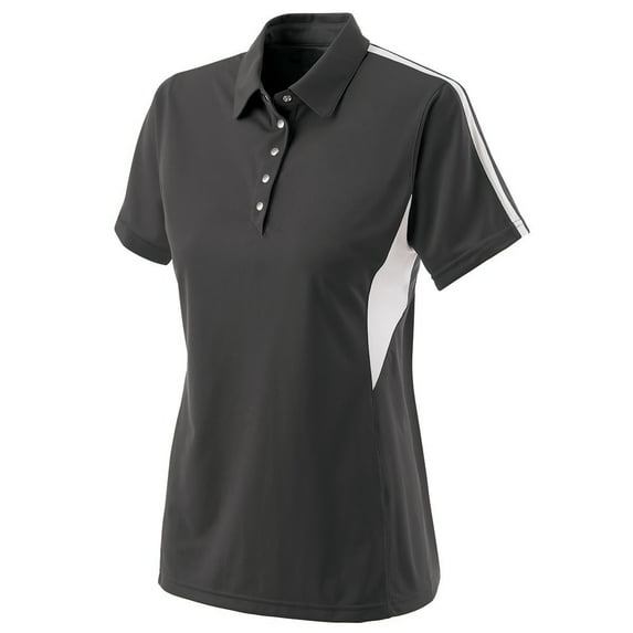 Holloway Sportswear 2XL Womens SHARKBITE POLO Graphite/White 222308
