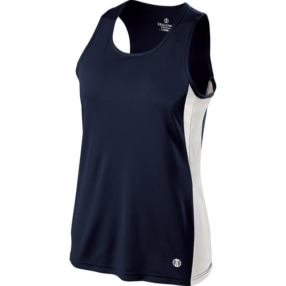 Holloway Sportswear 2XL Womens Vertical Singlet True Navy/White/White 221340