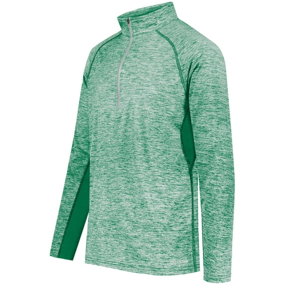 Holloway Sportswear 3XL Electrify Coolcore® 1/2 Zip Pullover Kelly Heather 222574