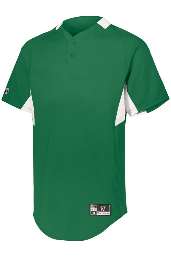 Sportswear 3XL Game7 Two-Button Baseball Jersey Kelly/White 221024