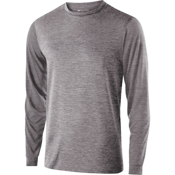 Holloway Sportswear 3XL Gauge Shirt Long Sleeve Graphite Heather 222525
