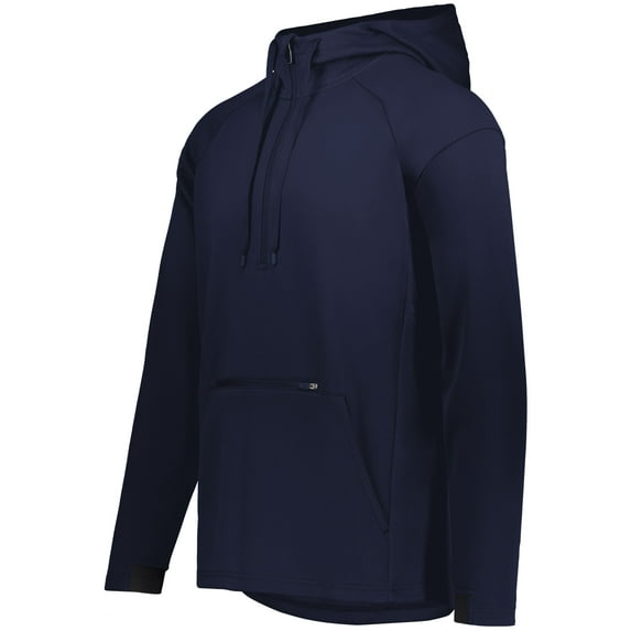 Holloway Sportswear 3XL Limitless 1/4 Zip Hoodie Navy/Navy 222584