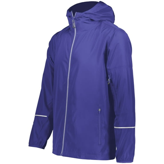 Holloway Sportswear 3XL Packable Full Zip Jacket Purple (hlw) 229582