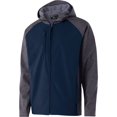 thumbnail image 1 of Holloway Sportswear 3XL Raider Softshell Jacket Carbon Print/Navy 229157, 1 of 4