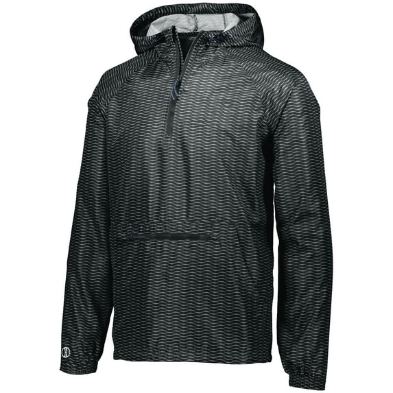Holloway Sportswear 3XL Range Packable Pullover Black 229554