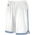 thumbnail image 1 of Holloway Sportswear 3XL Retro Basketball Shorts White/Royal 224077, 1 of 5