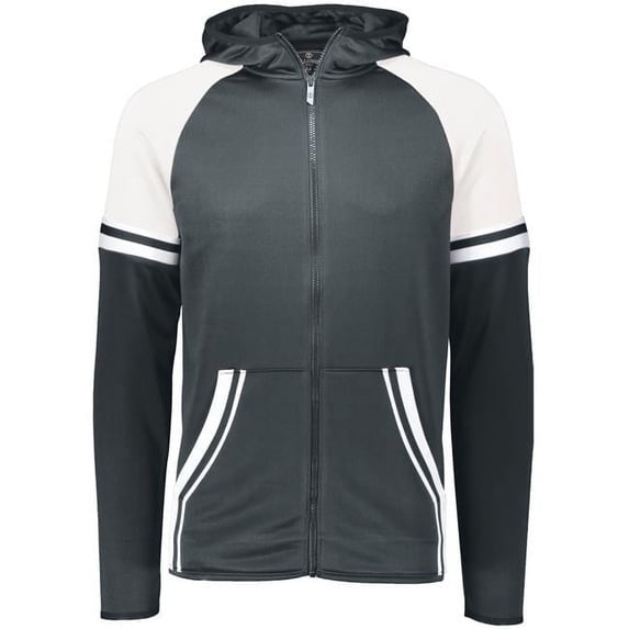 Holloway Sportswear 3XL Retro Grade Jacket Graphite/White 229561