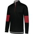 thumbnail image 1 of Holloway Sportswear 3XL Sof-Stretch Pullover Black/Scarlet 229538, 1 of 4