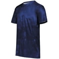 thumbnail image 1 of Holloway Sportswear 3XL Stock Cotton-Touch Poly Tee Navy Cloud Print 222596, 1 of 5