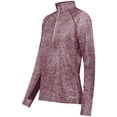 thumbnail image 1 of Holloway Sportswear 3XL Womens Electrify Coolcore® 1/2 Zip Pullover Maroon Heather 222774, 1 of 5