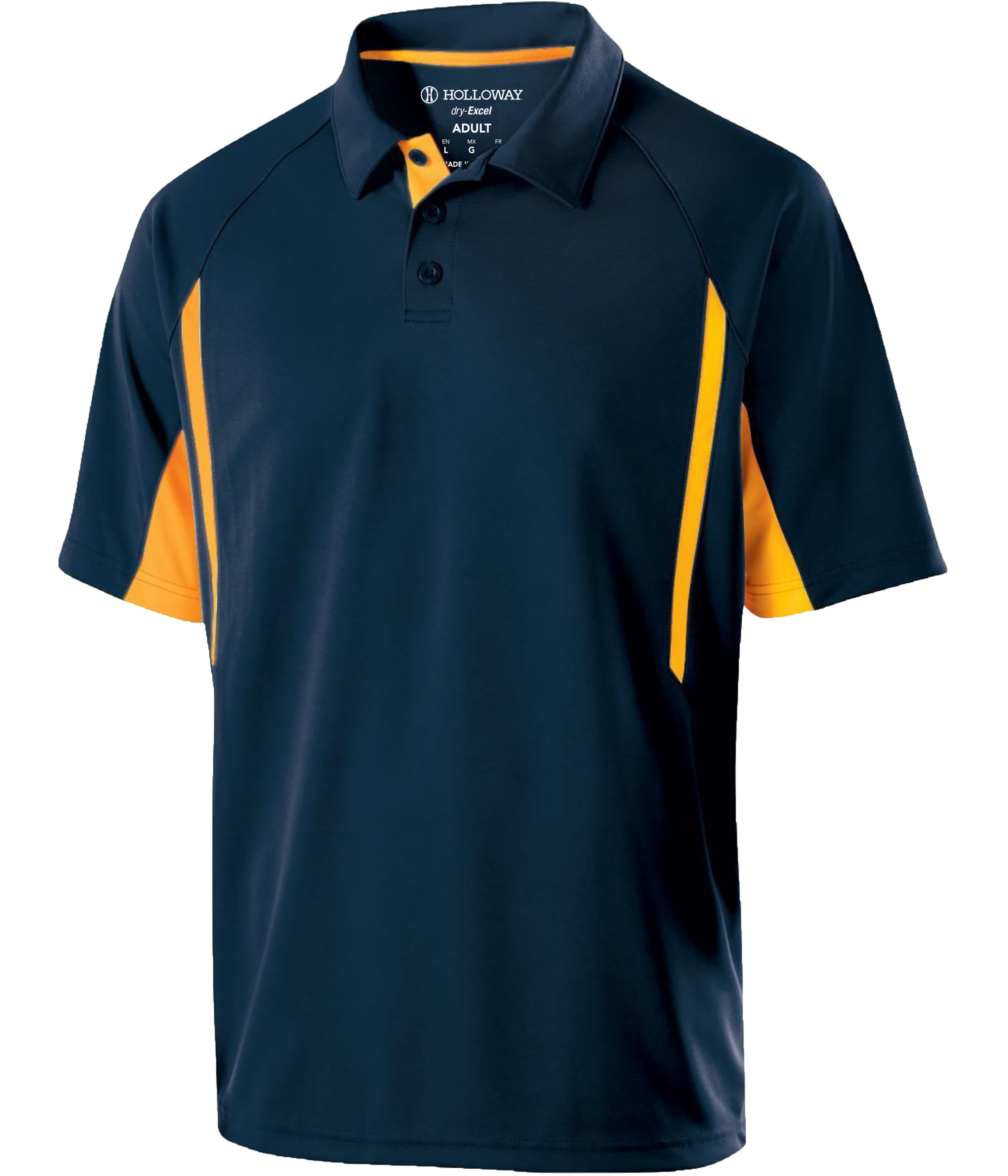 Holloway Sportswear 4XL Avenger Polo Navy/Light Gold 222530