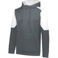thumbnail image 1 of Holloway Sportswear 4XL Blue Chip Hoodie Iron/White 222540, 1 of 5