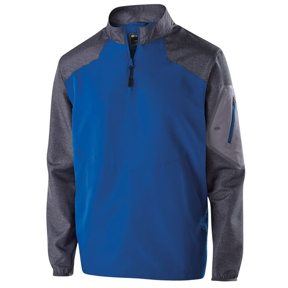 Holloway Sportswear 4XL Raider Pullover Carbon Print/Royal 229155
