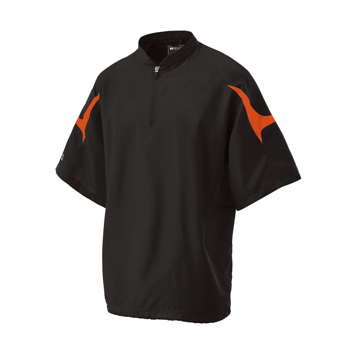 Holloway Men s Aero Tec Equalizer Pullover Jacket XX Large Black Orange Walmart