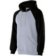 thumbnail image 1 of Holloway Sportswear L Banner Hoodie Athletic Heather/Black 229179, 1 of 4
