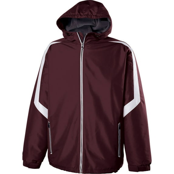 Holloway Sportswear L Boys CHARGER JACKET Maroon/White 229259