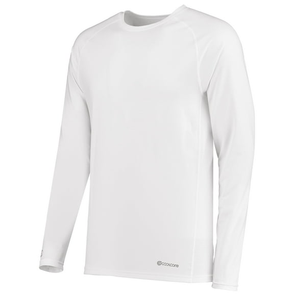 Holloway Sportswear L Boys Electrify Coolcore® Long Sleeve Tee White 222670