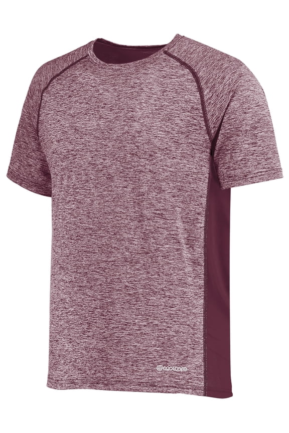 L Electrify Coolcore® Tee Maroon Heather 222571