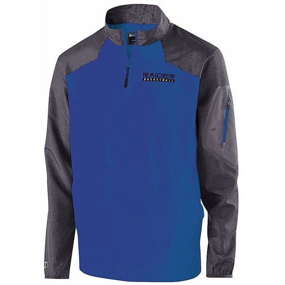Holloway Sportswear L Boys RAIDER PULLOVER Carbon Print/Black 229655