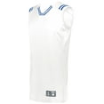 thumbnail image 1 of Holloway Sportswear L Boys RETRO BASKETBALL JERSEY White/Royal 224276, 1 of 5