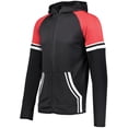 thumbnail image 1 of Holloway Sportswear L Boys RETRO GRADE JACKET Black/Scarlet 229661, 1 of 5