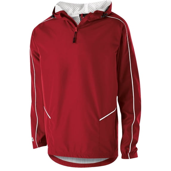 Holloway Sportswear L Boys WIZARD PULLOVER Scarlet/White 229216