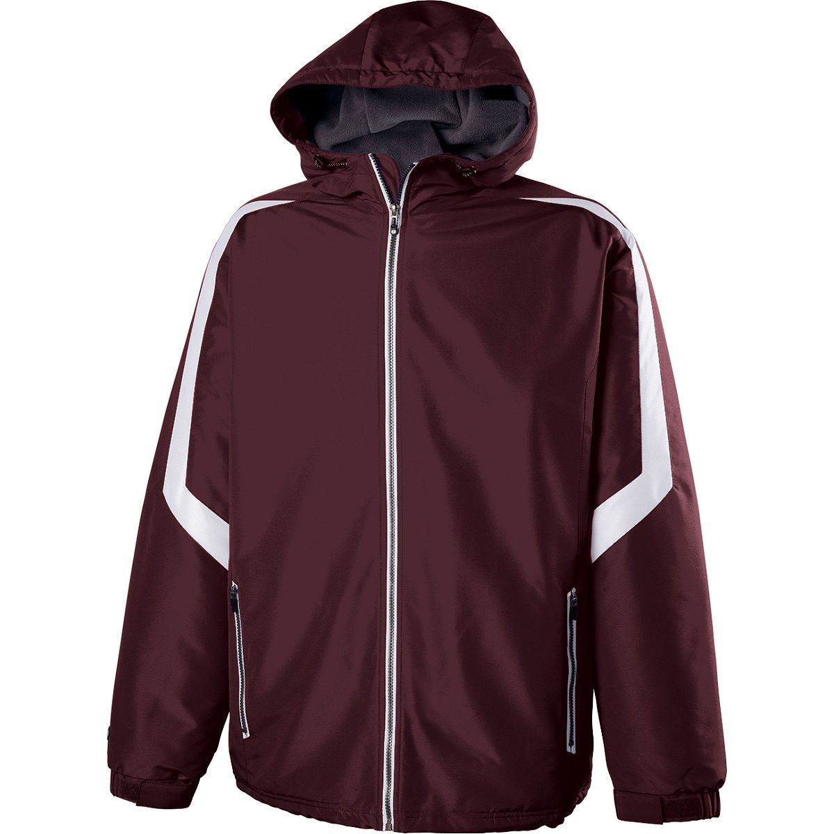 Holloway Sportswear L Charger Jacket Maroon/White 229059 - image 1 of 4