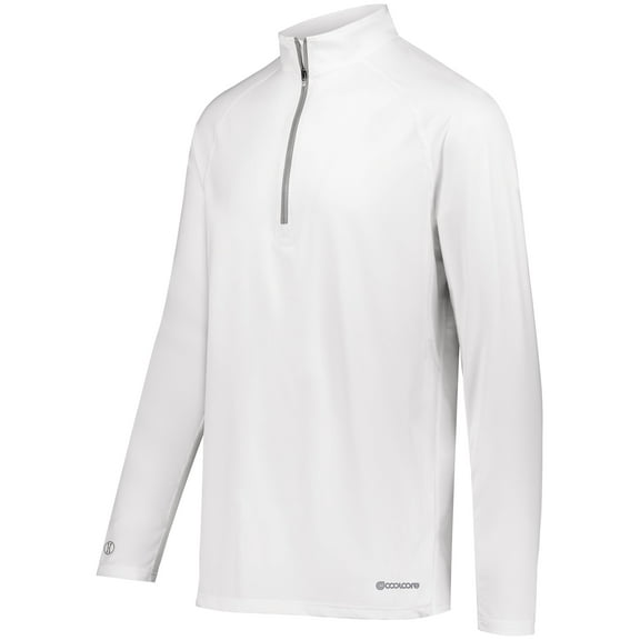 Holloway Sportswear L Electrify Coolcore® 1/2 Zip Pullover White 222574