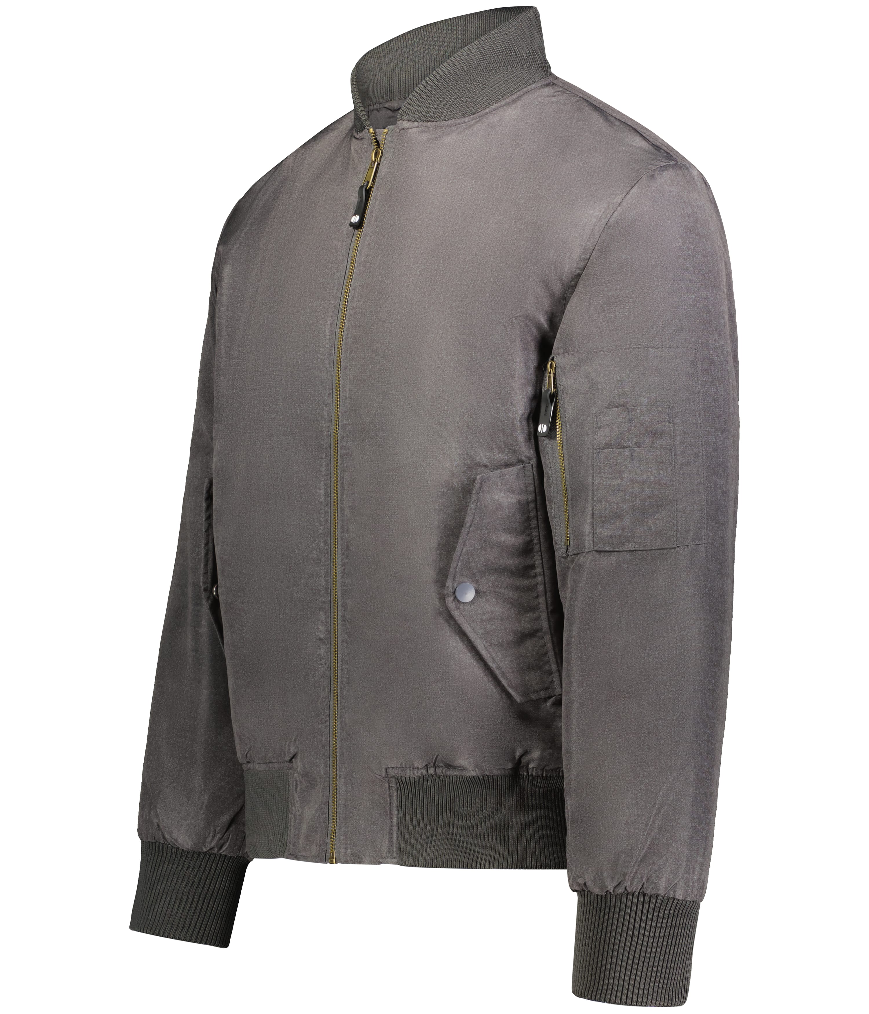 Holloway Sportswear L Flight Bomber Jacket Carbon Print 229532 - image 1 of 4