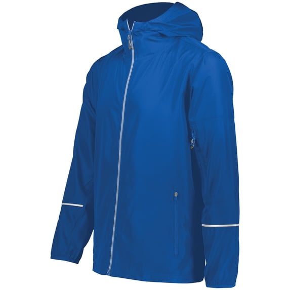 Holloway Sportswear L Packable Full Zip Jacket Royal 229582