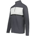 thumbnail image 1 of Holloway Sportswear L Prism Bold 1/4 Zip Pullover Carbon/White 222591, 1 of 5