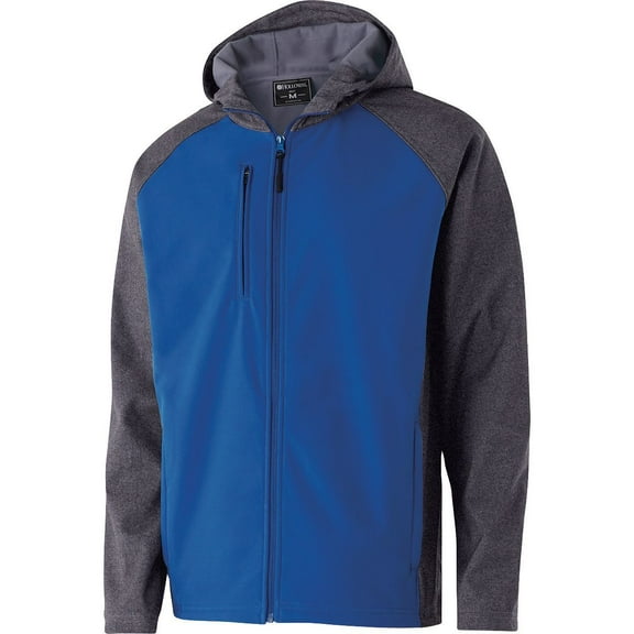 Holloway Sportswear L Raider Softshell Jacket Carbon Print/Royal 229157
