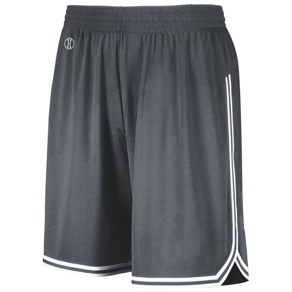 Holloway Sportswear L Retro Basketball Shorts Graphite/White 224077