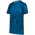 thumbnail image 1 of Holloway Sportswear L Stock Cotton-Touch Poly Tee Royal Cloud Print 222596, 1 of 5