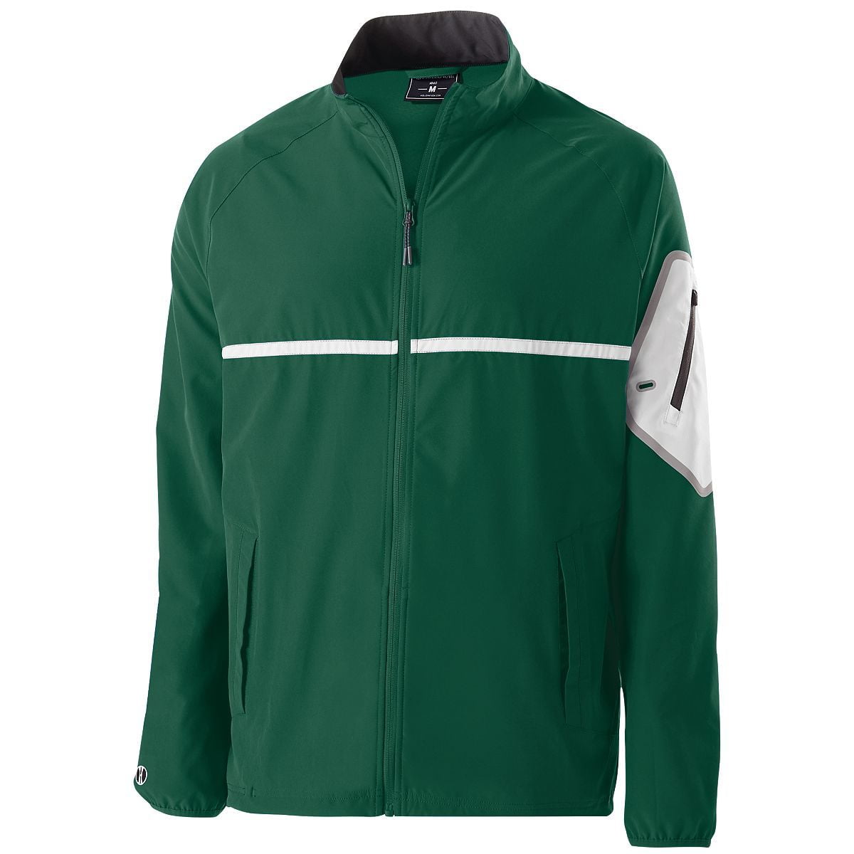 Holloway Sportswear L Weld Jacket Forest/White 229543