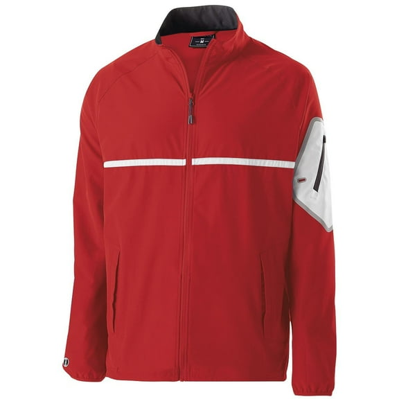 Holloway Sportswear L Weld Jacket Scarlet/White 229543